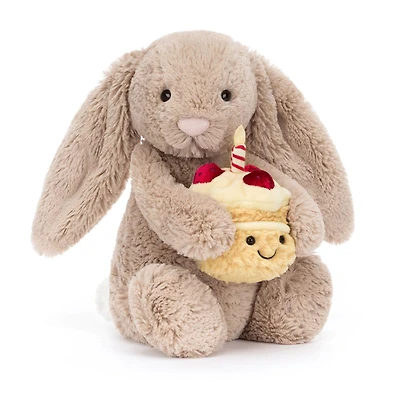 Bashful Beige Bunny Birthday