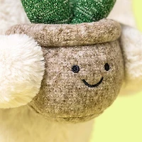 Lapin Crème Avec Plante