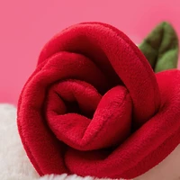 Lapin Crème Avec Rose