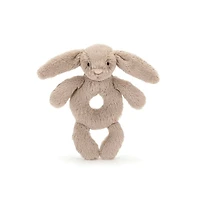 Peluche Hochet Lapin Beige