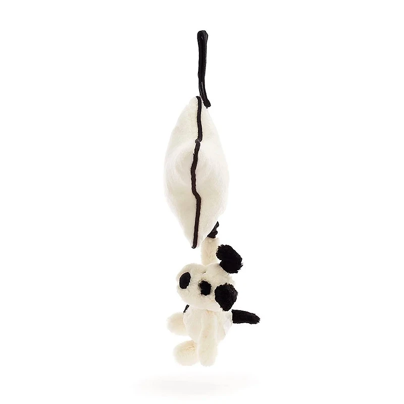 Peluche Musicale Chiot Noir & Crème