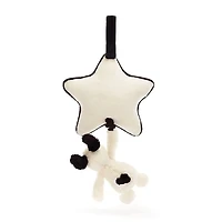 Peluche Musicale Chiot Noir & Crème