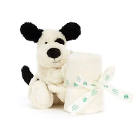 Doudou Éveil Chiot Noir & Crème
