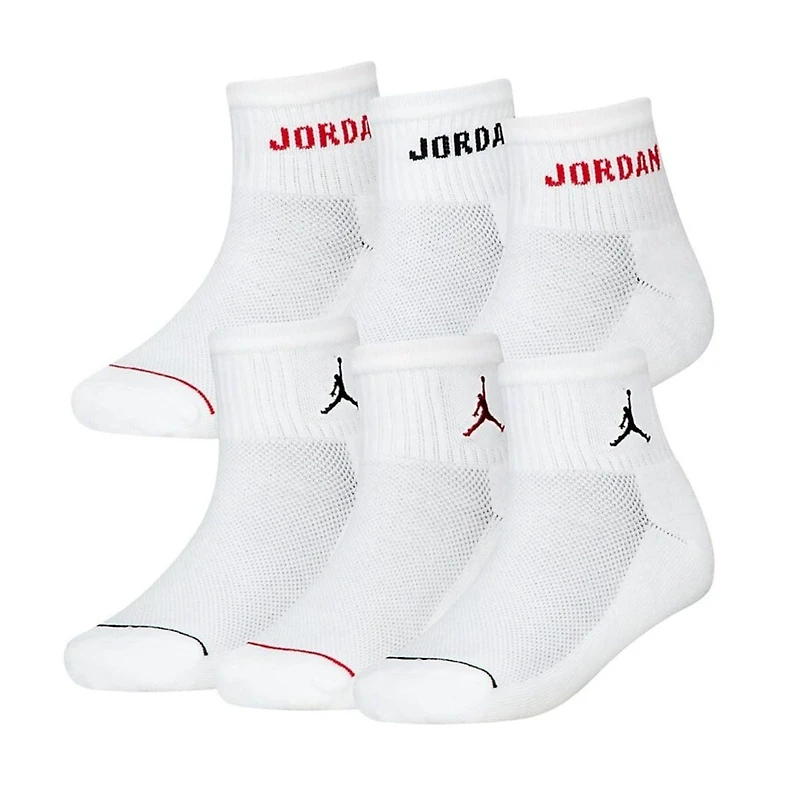 Bas Cheville Jordan Paquet de 6 Pointures 3J-7J