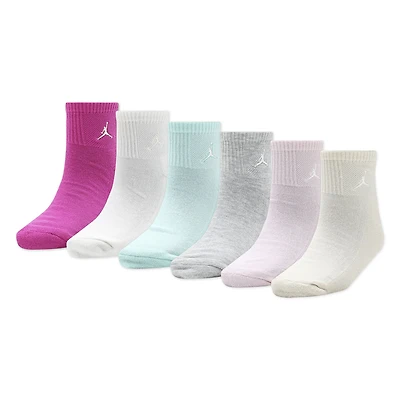 Jordan Ankle Socks 6pck 3j-7j