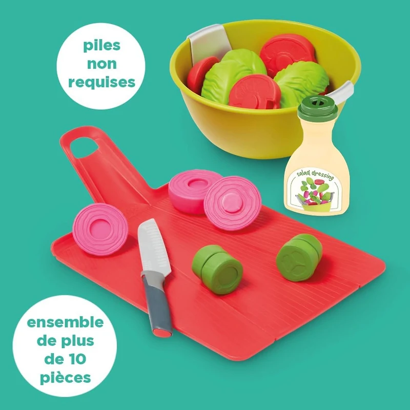 Ensemble de Jeu de Cuisine - Planche à découper et Saladier