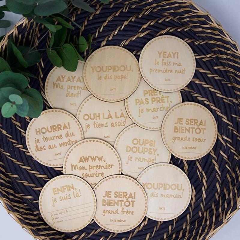 The Wooden Milestone Disc Set – My First Times