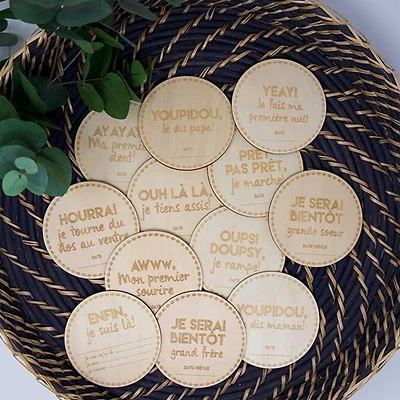 The Wooden Milestone Disc Set – My First Times