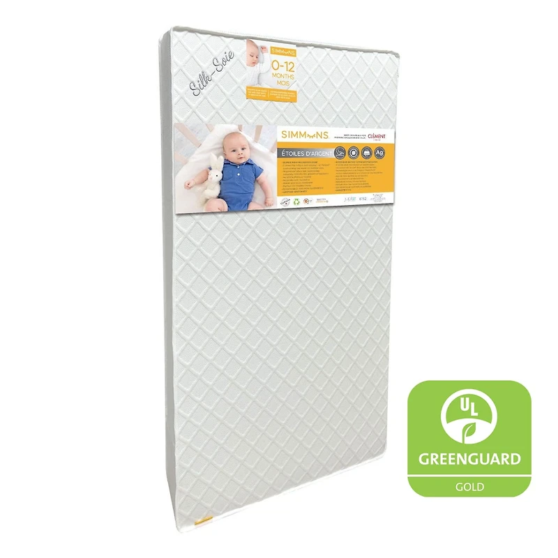 GREENGUARD Gold Certified Baby Mattress - Argentum