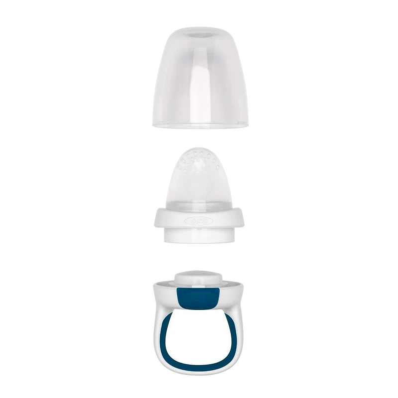 Tétine Grignoteuse Silicone OXO Tot - Blanc/Marine
