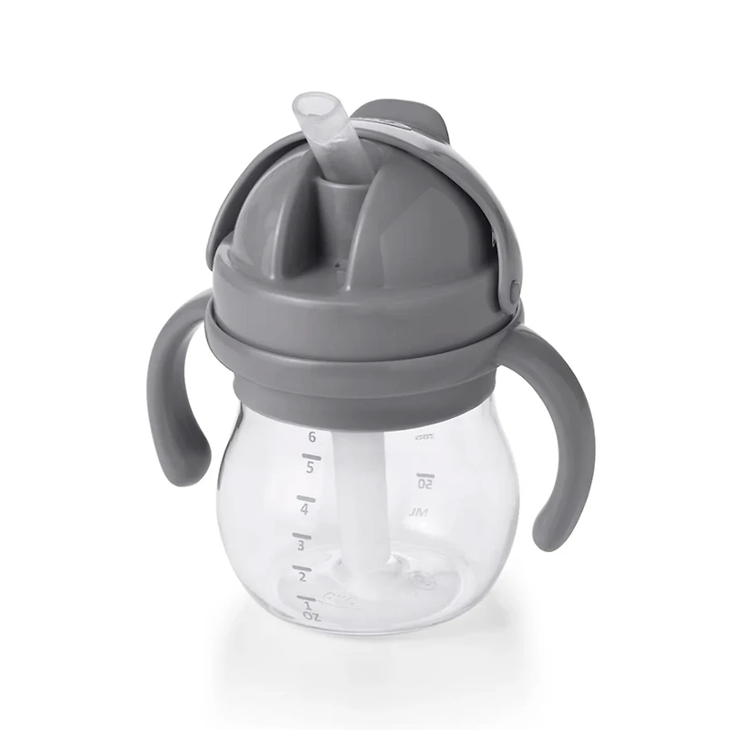Gobelet Paille Poignées 6oz - Gris