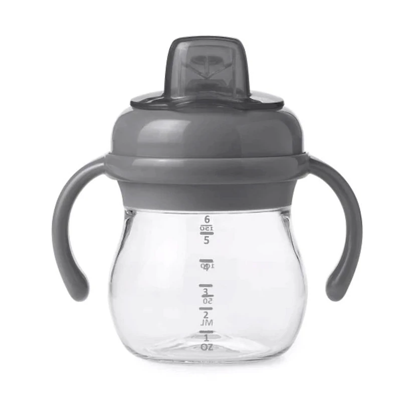 Sippy Cup With Handle 6oz Grey