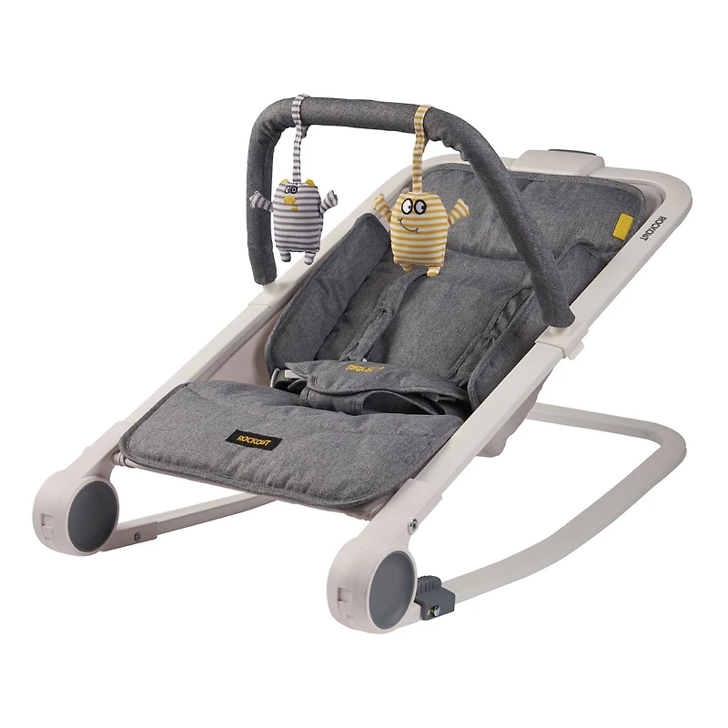 Siège Berçant pour Bébé - Monstre Gris Mélange