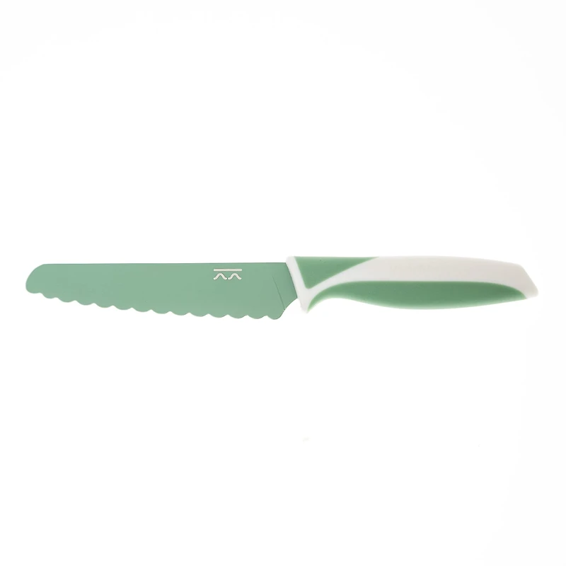 Couteau Sécuritaire pour Enfant – Vert Sauge