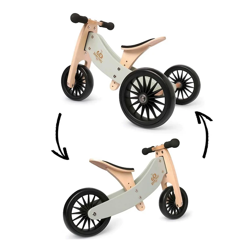 Vélo d'Équilibre 2 en 1 Tiny Tot- Crème