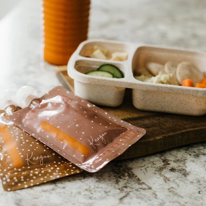 Reusable Food Pouches (6) - Neutral