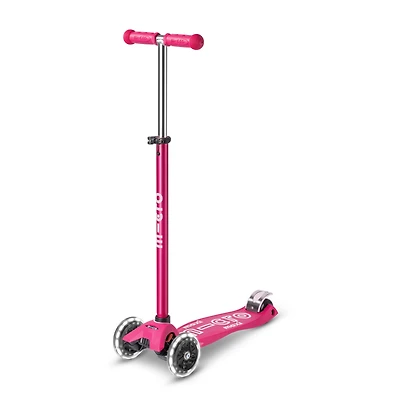 Trottinette LED Maxi MICRO Deluxe - Rose