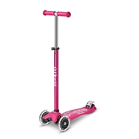 Trottinette LED Maxi MICRO Deluxe - Rose