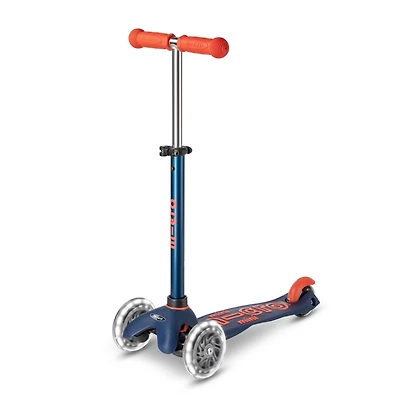 Mini MICRO Deluxe LED Scooter - Navy