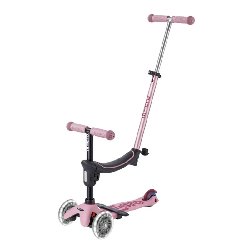 Trottinette Mini Rock&go LED - Dusty Rose