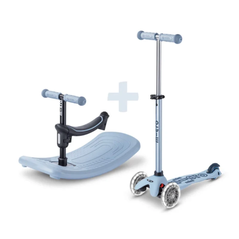 Micro Rock & Go LED Scooter - Ocean Slate