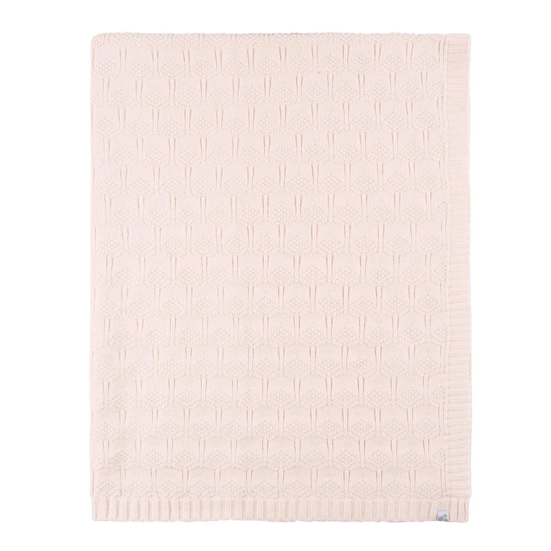 Couverture En Tricot - Rose