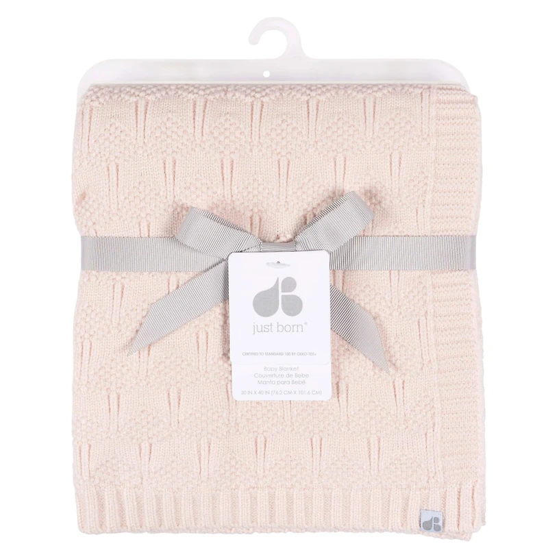 Couverture En Tricot - Rose