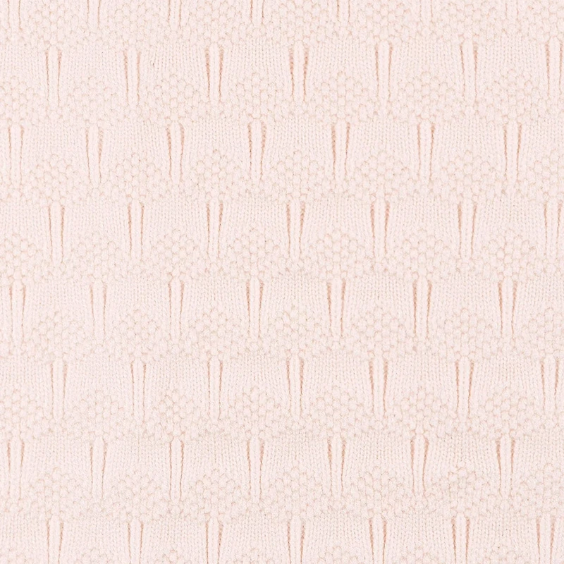 Couverture En Tricot - Rose