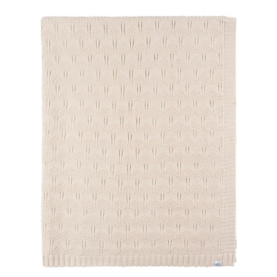 Sweater Knit Blanket - Tan