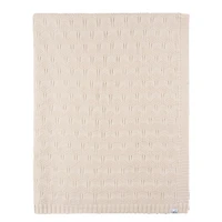 Sweater Knit Blanket - Tan