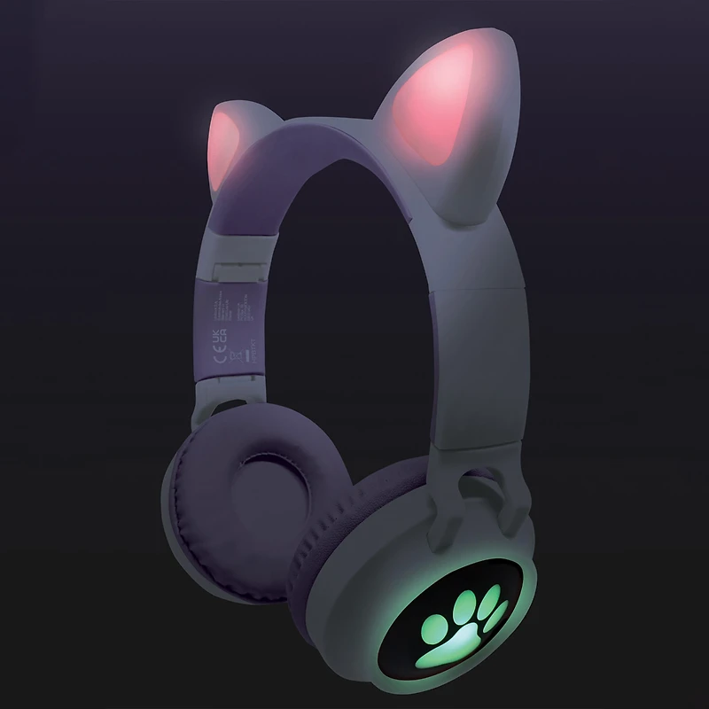 Casque Bluetooth Lumineux - Chat