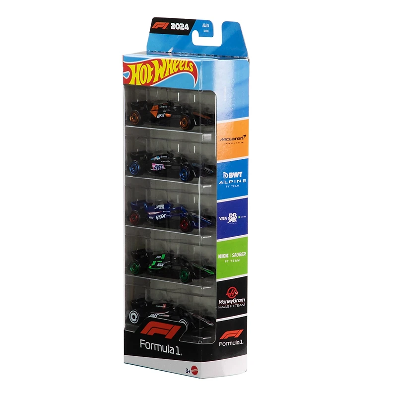 Coffret 5 Véhicules Formule 1 - Hot Wheels