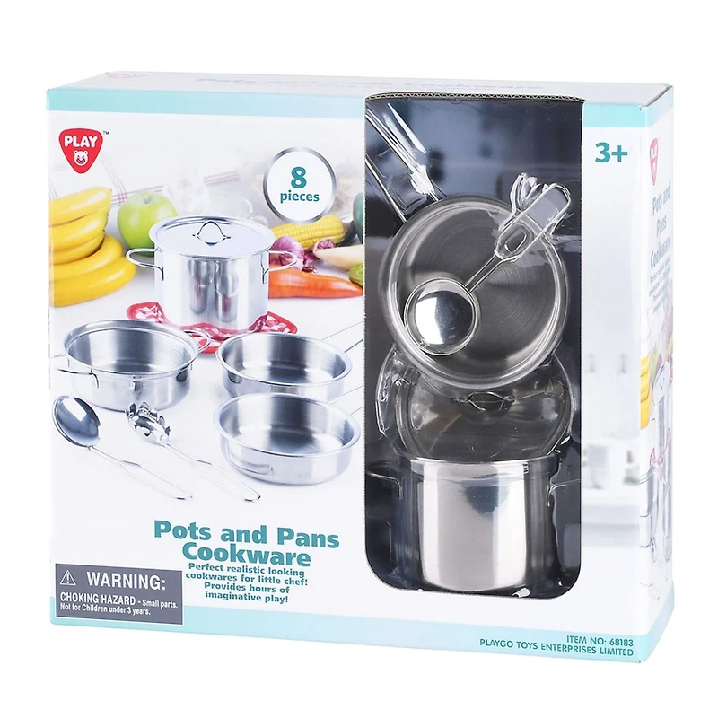 Chef's Collection Mini Pots and Pans Cookware 8 Pieces