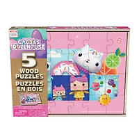 Casse-Tête En Bois 5-en-1 Gabby Dollhouse