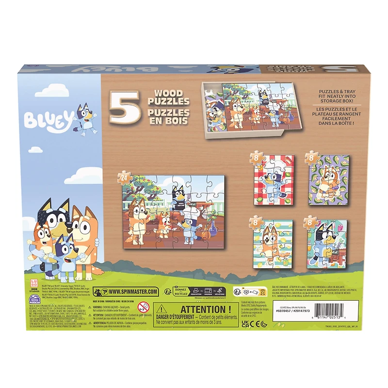 Casse-tête 5-en-1 Bluey