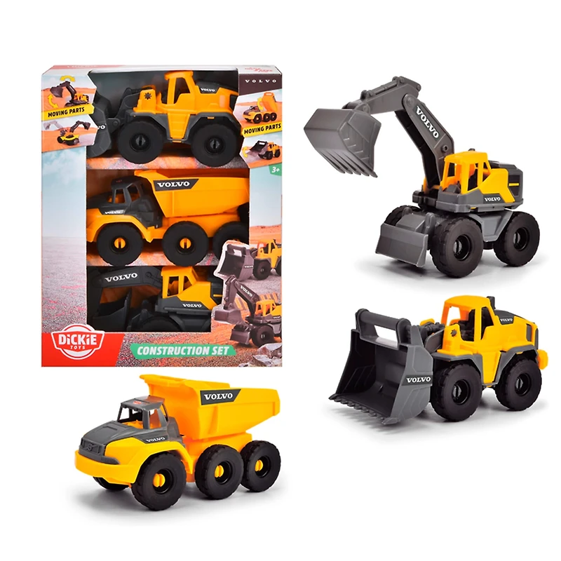 Jeu De Construction 3 Véhicules Volvo