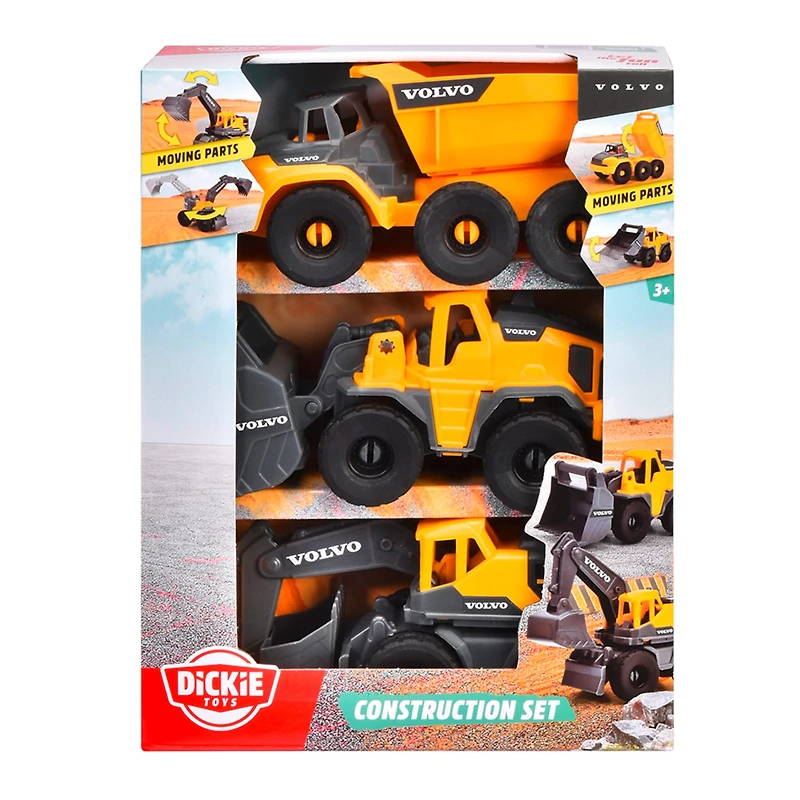 Jeu De Construction 3 Véhicules Volvo