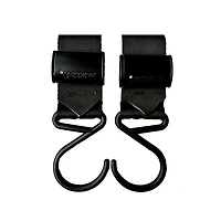 Crochets (2) Pour Poussette -  Noir
