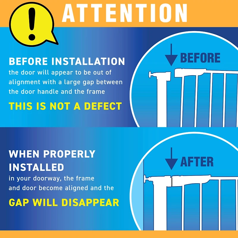 Gateway® Pressure Plus Gate - White