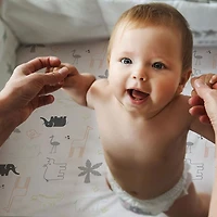 Drap Contour pour Lit de Bébé - Percale Jungle