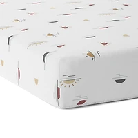 Percale Crib Sheet - Suns