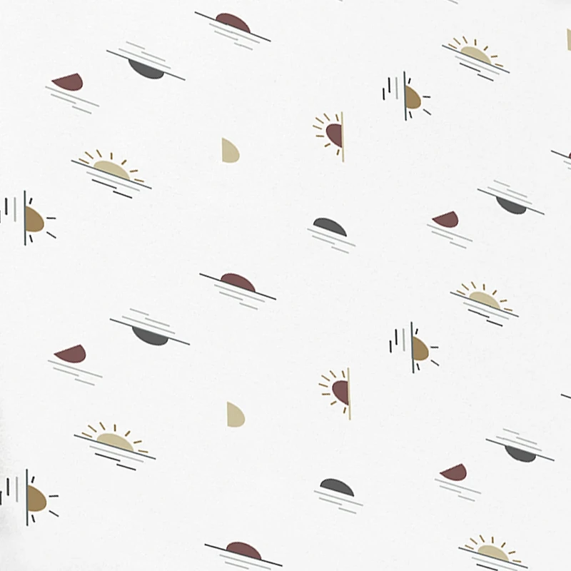 Percale Crib Sheet - Suns