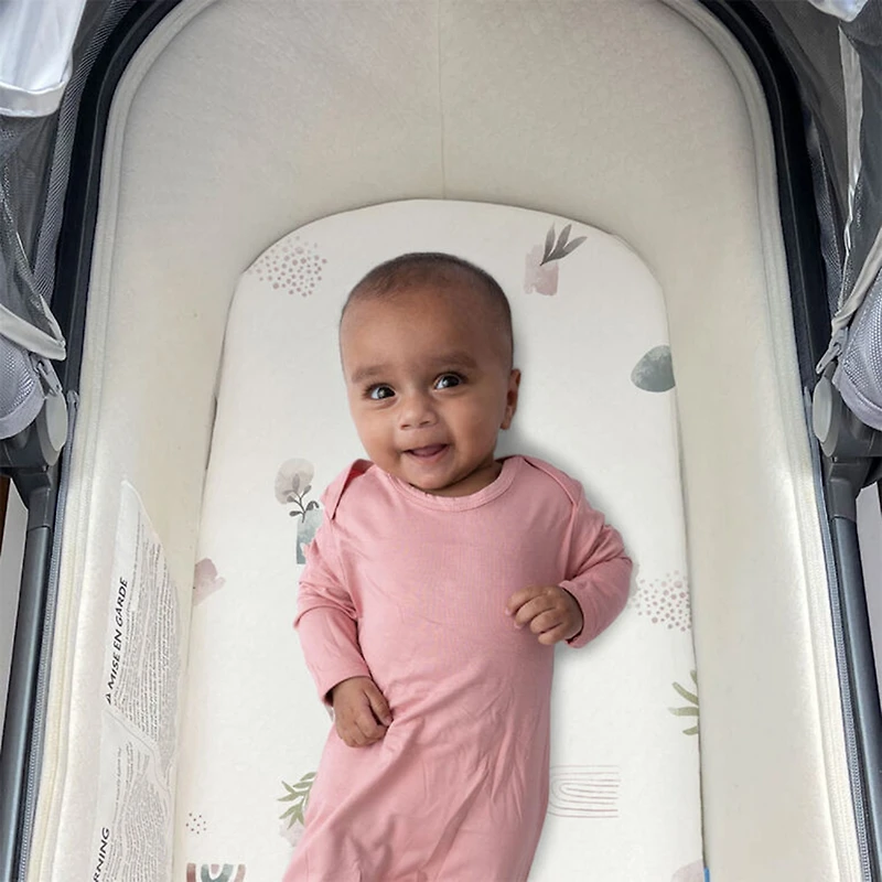 Bassinet Sheet Percale-Floral