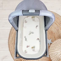 Bassinet Sheet Percale-Floral