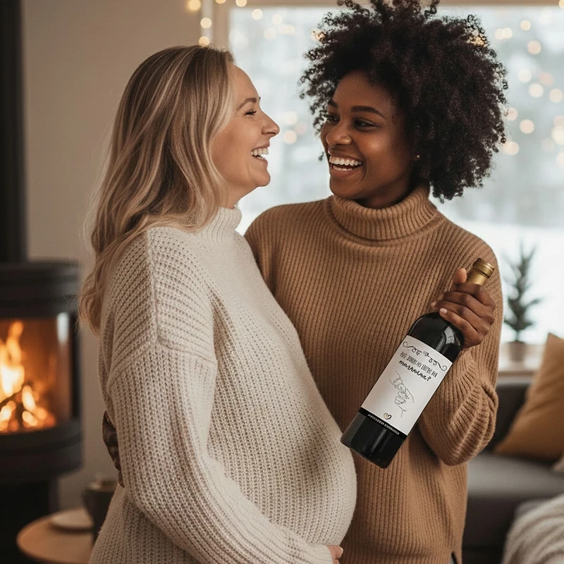 Étiquettes d'annonce - Parrain & Marraine (2)