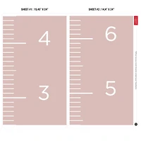 FRENCH Growth Chart - Pink