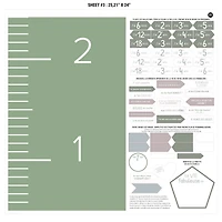 FRENCH Growth Chart - Sage