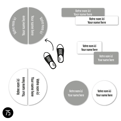 Peel And Stick Name Labels Mini