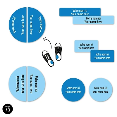 tiquettes Personnalisées Mini