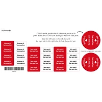 Peel And Stick Name Labels Mini - Canada Special Edition
